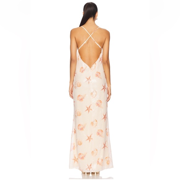Runaway the Label Niyah Maxi Dress - Sand Seashell - Picture 4 of 12